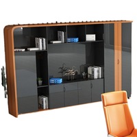 Bureau en bois en forme de L, style moderne et épuré, finition écologique, table de direction pour bureau