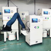 Nouveau dépoussiéreur industriel à moteur à jet pulsé à grand débit d'air Chungho pour machine de découpe laser