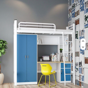 <span class=keywords><strong>Lit</strong></span> <span class=keywords><strong>superposé</strong></span> en acier pour adultes, dortoir universitaire, appartement étudiant, <span class=keywords><strong>lit</strong></span> mezzanine en acier, armoire, <span class=keywords><strong>bureau</strong></span> et casier <span class=keywords><strong>pas</strong></span> <span class=keywords><strong>cher</strong></span> - Product Image 3