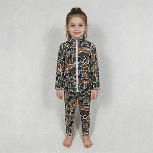 En stock: Conjunto de yoga de camuflaje para bebés niñas, ropa de tenis al por mayor, ropa deportiva de boutique, ropa deportiva de moda a precio de fábrica. - Product Image 1