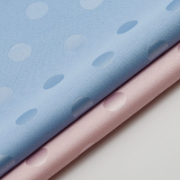 Tissu Jacquard à Pois en Soie Synthétique, Satin Jacquard en Polyester, Matière pour Robe de Pyjama Printemps-Été