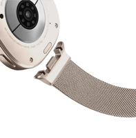 Bracelet de montre en acier inoxydable respirant RYB pour Samsung Galaxy Watch 9, bracelet de montre à boucle magnétique pour Galaxy Watch 8 40 mm 44 mm