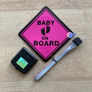 Nouveaux autocollants lumineux pour voiture « Bébé à bord », autocollants <span class=keywords><strong>LED</strong></span> pour vitres, décalcomanies numériques <span class=keywords><strong>EL</strong></span> à <span class=keywords><strong>vision</strong></span> unidirectionnelle pour décoration intérieure - Product Image 5