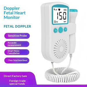 Monitor de <span class=keywords><strong>Latidos</strong></span> del Corazón del Bebé de Alta Calidad, Doppler Fetal Ultrasónico Portátil <span class=keywords><strong>para</strong></span> el Hogar, <span class=keywords><strong>para</strong></span> Mujeres Embarazadas - Product Image 6
