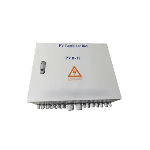 Kotak combiner PV 12 input 1 output 11 atau 12 sinar matahari terhubung dalam drive paralel sistem pompa sumur tenaga surya MPPT kotak combiner PV