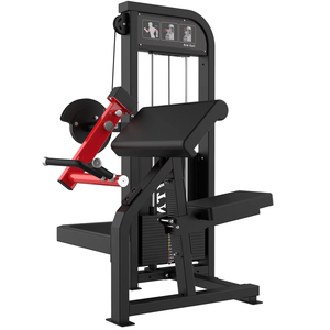 Máquina de curl de bíceps sentado ajustable de acero para entrenamiento de fuerza, equipo de gimnasio comercial - Product Image 1