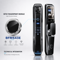 Modul Sensor Sidik Jari 3D AI BFM543E 160x160 Piksel Pemindai Biometrik Kapasitif UART untuk Kunci Pintu Pintar Kontrol Akses Aman