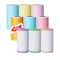 Papier autocollant pour imprimante de poche sans BPA 57x30mm compatible avec l'imprimante thermique PeriPage Paperang Mini, vente en gros OEM