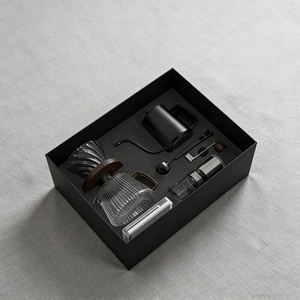 Ensemble de café classique personnalisé <span class=keywords><strong>Klam</strong></span>, métal + verre, moulin à café, filtre, bouilloire, sac de voyage, outil de barista, ensemble de machine à expresso - Product Image 4