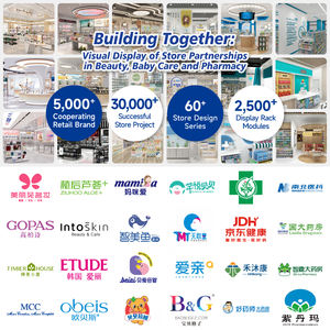 05-QWJYS006-B أثاث وتجهيزات عرض مخصصة للصيدليات لتصميم داخلي لمتاجر الأدوية - Product Image 4