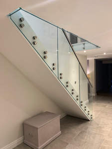 دعامات تثبيت جدارية خارجية حديثة من الفولاذ المقاوم للصدأ مقاس <span class=keywords><strong>2</strong></span> بوصة لدرابزين السلالم - Product Image 4