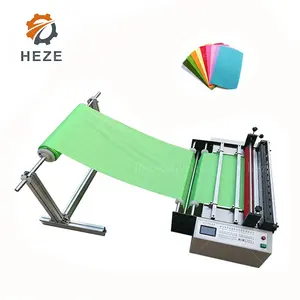 Máquina de corte de tecido de nylon e algodão para folhas, tecido não tecido fundido por fusão e laminados
