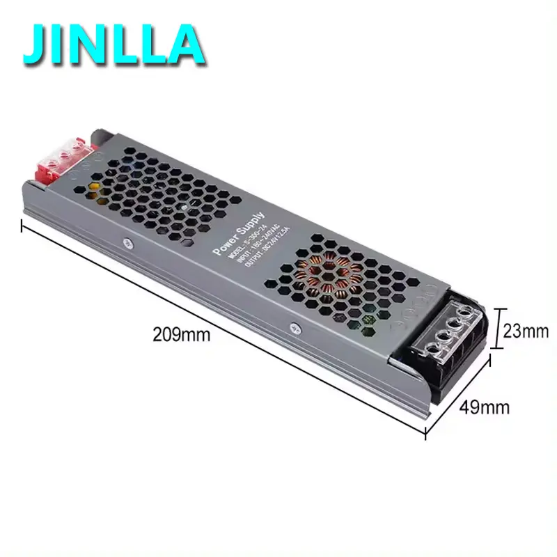 12V 25A 300W 전원 공급 장치 슬림하고 얇은 SMPS 110/220V AC to DC 60W 100W 150W 300W 12V Led 스트립 전원 공급 장치