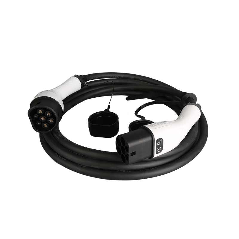 EU Standard Portable Electric Car EV Charger Adapter AC 220V/380V Dual Head IP55 Protection Customizable Length 16A/32A New