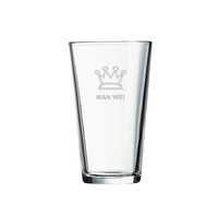 Logo personnalisé 17.5 oz Highball Verres à eau Tasses Pint Verres Chopes à bière Gobelets pour bar