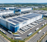 Structure en acier à portique industriel sur mesure pour chambre froide, entrepôt isolé pour l'âge de maturation de la viande, éco-responsable et économe en énergie