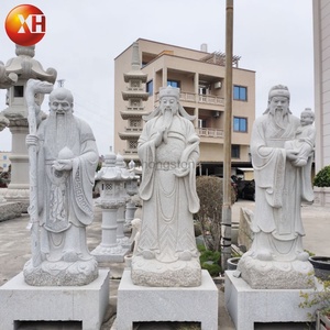 Style chinois Pierre Naturelle Sculpture Grandeur nature Vieux SHOU XING Statues De Jardin <span class=keywords><strong>En</strong></span> Pierre Sculpture Le Dieu De La Longévité - Product Image 6