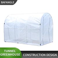 Serres tunnel en plastique de grande taille de qualité professionnelle - Conception coupe-vent pour tous les climats - Garantie longue durée offerte