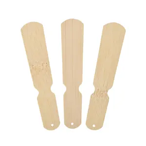 Bastoncini di gelato di bambù a forma di fabbrica personalizzati