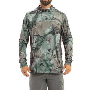 เสื้อแรชการ์ดกันแดด UPF 50 รุ่นใหม่ สำหรับตกปลา สีพื้นเรียบ แขนยาว ผ้าตาข่ายระบายอากาศ ป้องกันรังสียูวี สำหรับผู้ชาย - Product Image 3