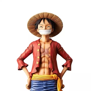<span class=keywords><strong>Action</strong></span> <span class=keywords><strong>Figure</strong></span> in PVC di Luffy da Anime Giapponese per Ragazzi, Giocattolo Cartoon di Alta Qualità 28cm con Confezione - Product Image 2