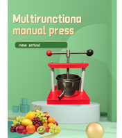 Commerciële automatische 5L spiraalvormige houten tafelmodel sapcentrifuge, gemonteerd, multifunctioneel, eenvoudig te bedienen, fruit-, cider- en wijnpersmachine