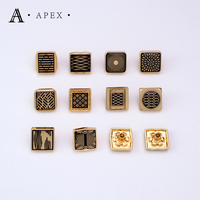 Fabricant de boutons APEX, bouton en métal Zamak personnalisé avec logo de marque, 12 mm, bouton à pression de luxe pour Thobe Dishdasha Jubba, OEM ODM