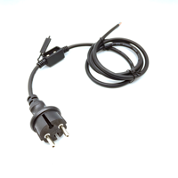 Rallonge électrique étanche européenne, câble adaptateur secteur UE, cordon d'alimentation femelle standard Euro à branchement direct