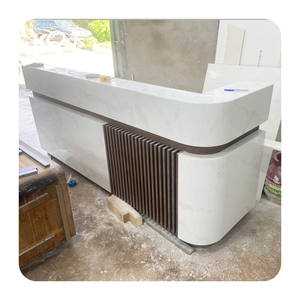 Koris Bureau de réception de beauté en marbre à surface solide pure et <span class=keywords><strong>composite</strong></span> à des prix abordables - Product Image 6