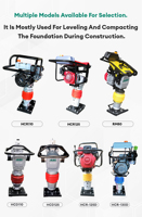 Machine à vibrer compacte de haute qualité 220V 380V, 3KW 12KN, pour le compactage du sable, avec course de saut