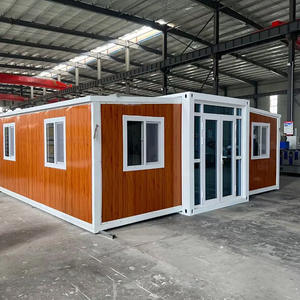 Villa préfabriquée portable de 40 et 20 pieds Maison mobile extensible à deux chambres en panneau sandwich pour écoles centres commerciaux hôtels - Product Image 6