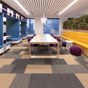 Capet et <span class=keywords><strong>tapis</strong></span> en nylon à pile de boucle ignifuge Carreaux de <span class=keywords><strong>tapis</strong></span> modulaires commerciaux Carreaux de <span class=keywords><strong>tapis</strong></span> de <span class=keywords><strong>bureau</strong></span> 50x50 - Product Image 2