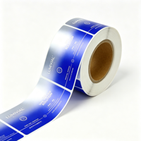 Feuille d'autocollants holographiques personnalisés, étiquettes pour flacons 3ml 5ml 10ml, autocollants avec logo personnalisé, étiquettes d'emballage