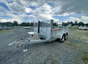 Remorque à benne spéciale pour la construction, compartiment entièrement fermé, conception étanche, transmission par engrenages, puissante - Product Image 4