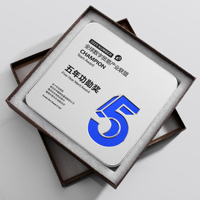 Plaques de récompense personnalisées avec logo imprimé en couleurs personnalisées, design gravé durable, technologie d'impression UV, cadeaux de bienvenue