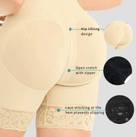 En gros Body sculptant une pièce pour femmes colombiennes grande taille, avec corset à la taille, bretelles réglables et crochets à entrejambe ouvert