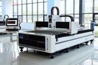Nouvelle conception de machine de découpe laser à fibre CNC 1500W pour l'acier et le métal, système de refroidissement par eau, contrôle Cypcut - Format Las/BMP pris en charge
