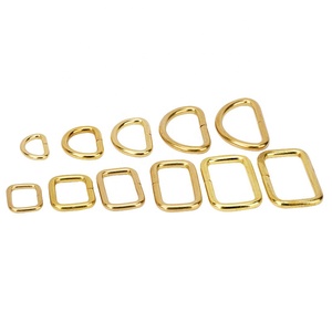 <span class=keywords><strong>Brass</strong></span> D loại Snap hook DIY O nhẫn hình bầu dục vòng vòng cho túi da - Product Image 4