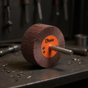 Roue à lamelles abrasives Ttake 30x15 mm, tige de 6 mm, grain 80, pour le meulage des métaux - Product Image 3