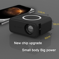 Nouveau YT300 Home Portable Mini Projecteur LED Support Filaire Sans Fil Écran Miroir Pour Android IOS Téléphone Win PC Mobile Projecteur