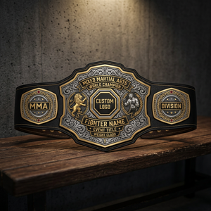 Ceinture de championnat de MMA de qualité supérieure, avec votre logo, taille adulte, pour champion du monde d'arts martiaux mixtes. - Product Image 3