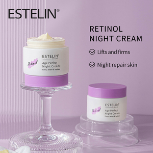 ESTELIN Crème éclaircissante <span class=keywords><strong>de</strong></span> <span class=keywords><strong>nuit</strong></span> au rétinol <span class=keywords><strong>Age</strong></span> <span class=keywords><strong>Perfect</strong></span> pour le visage, crème anti-rides blanchissante pour la peau du visage en Chine - Product Image 1