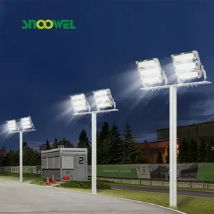 مصباح حدائق LED عالي الكفاءة CE RoHS SAA LVD CB EMC IP67 من SNOOWEL OEM بقوة 50 واط و80 واط و100 واط و150 واط و200 واط للإضاءة الخارجية المضيئة