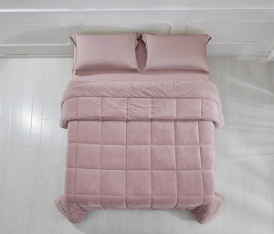 Lujo Juego de Cama Terciopelo Bohemio Floral Colcha Acolchada Terciopelo Edredón Floral para Home - Product Image 2