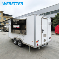 Camion de restauration mobile WEBETTER avec machine à expresso, entièrement équipé, pour boissons