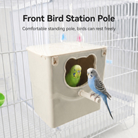 Fournitures pour oiseaux, boîte d'élevage, cage d'aviarium, incubateur extérieur, boîte en plastique pour animaux de compagnie