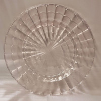 2023 galvanoplastie 13 pouces or rond en plastique, chargeurs de Table, assiettes de mariage
