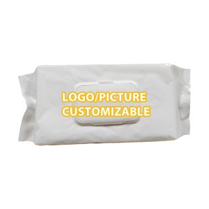 <span class=keywords><strong>Toallitas</strong></span> húmedas para bebé sin perfume de tela de planta natural de marca personalizada <span class=keywords><strong>Toallitas</strong></span> húmedas de agua suaves para limpieza de bebés - Product Image 4