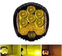 Focos LED automotrices impermeables de alto brillo 5 \ "7 \" 9 \ "luces de trabajo luminosas de tres lados para luces de vehículos todoterreno