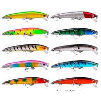 Leurre de pêche flottant Minnow en ABS rigide simulé de 8,5 g et 95 mm, en vente